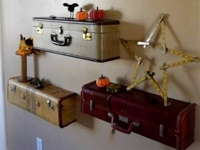 recyclart Suitcase Shelves